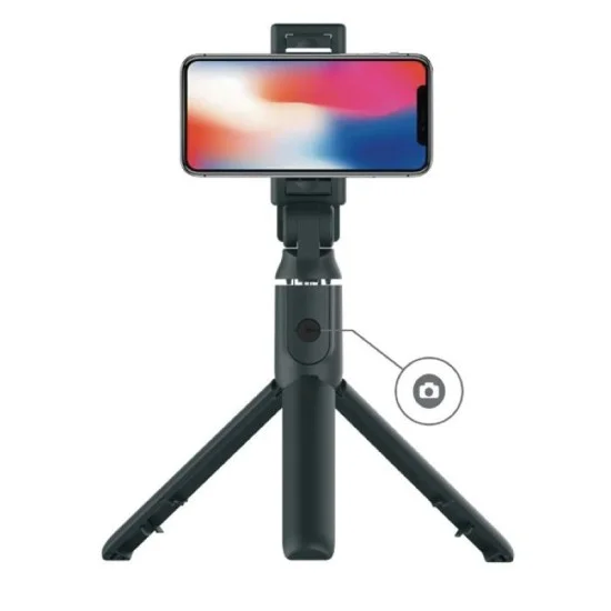 Porodo Bluetooth Selfie-Stick With Tripod - Black